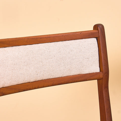 Danish dining chairs in teak