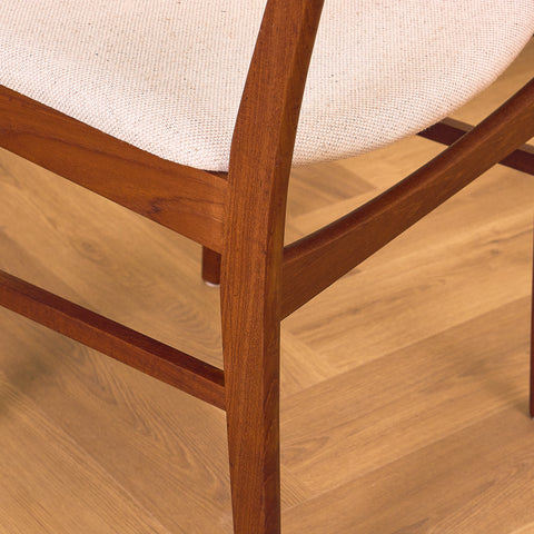 Danish dining chairs in teak