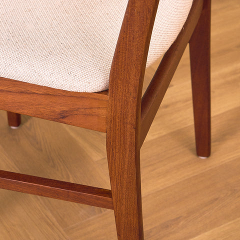 Danish dining chairs in teak