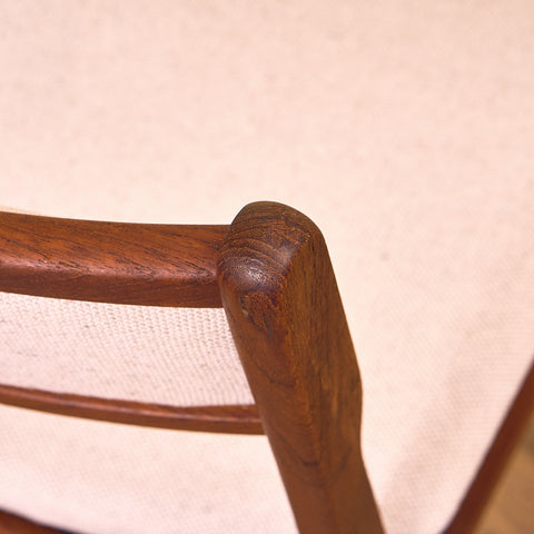 Danish dining chairs in teak
