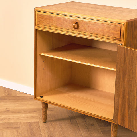 Swedish cabinet in walnut by B. Fridhagen for Bodafors
