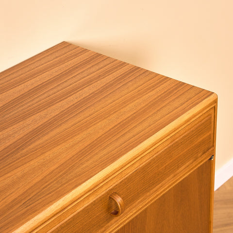 Swedish cabinet in walnut by B. Fridhagen for Bodafors