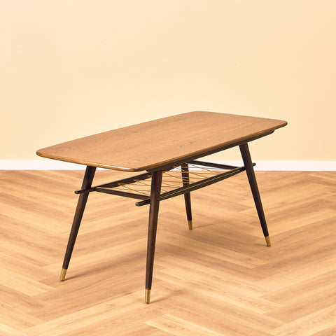 Swedish coffee table in teak