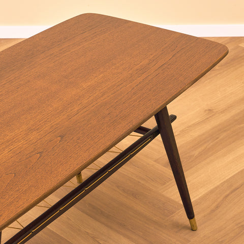 Swedish coffee table in teak