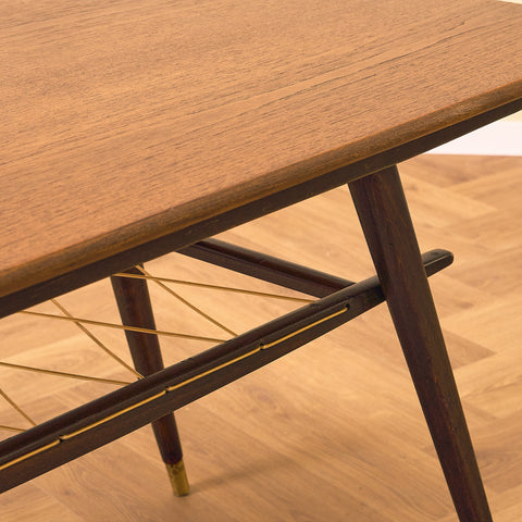 Swedish coffee table in teak