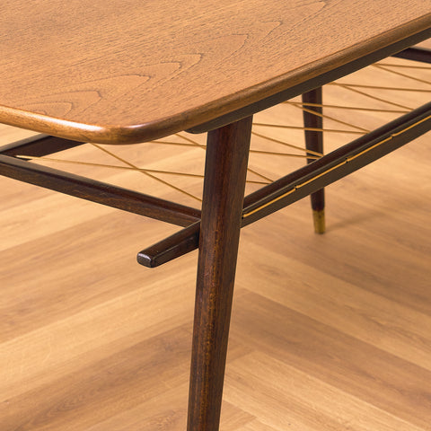 Swedish coffee table in teak