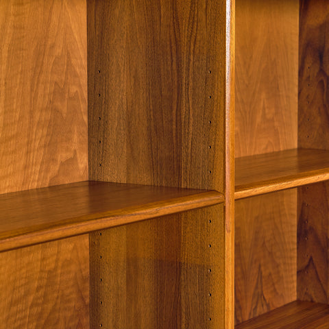 Swedish bookshelf in walnut by Bertil Fridhagen for Bodafors