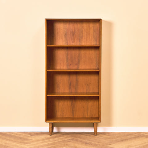 Swedish bookshelf in walnut by Bertil Fridhagen for Bodafors
