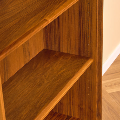 Swedish bookshelf in walnut by Bertil Fridhagen for Bodafors