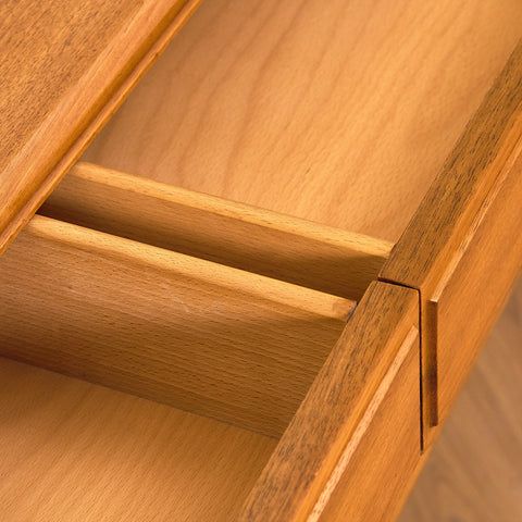 Swedish sideboard in walnut by Bertil Fridhagen for Bodafors, model 'Fasett'