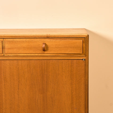 Swedish sideboard in walnut by Bertil Fridhagen for Bodafors, model 'Fasett'