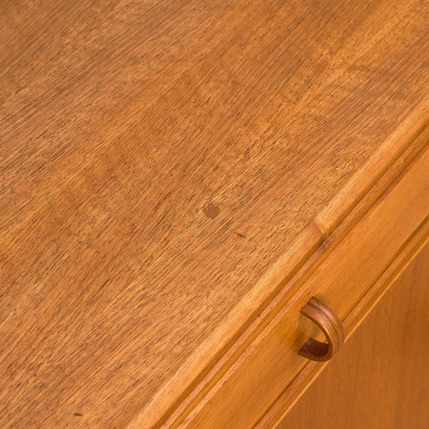Swedish sideboard in walnut by Bertil Fridhagen for Bodafors, model 'Fasett'