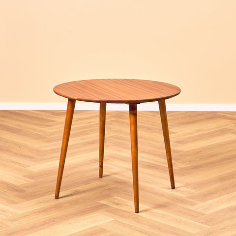 Swedish side table in mahogany and beech