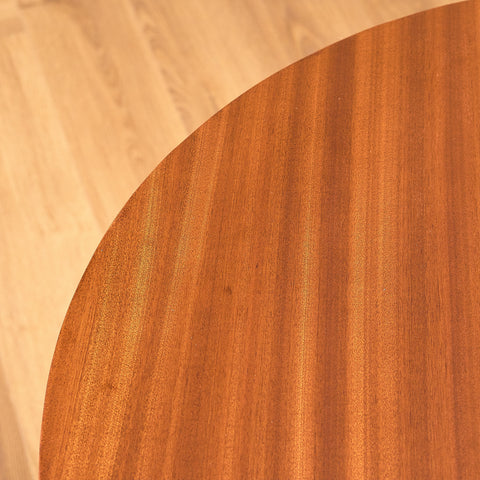 Swedish side table in mahogany and beech