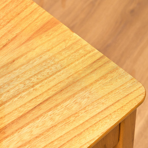 Swedish bedside tables in birch and teak by Svensk Möbelindustri