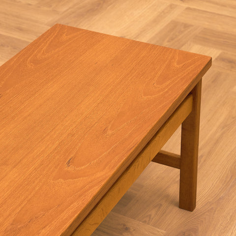 Swedish side table/Hall bench in teak and oak