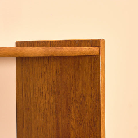 Swedish bookshelf in teak and oak