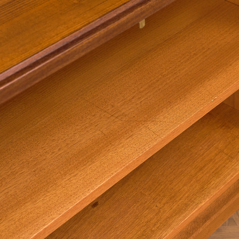 Swedish bookshelf in teak and beech
