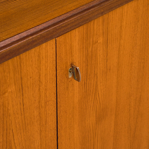 Swedish bookshelf in teak and beech