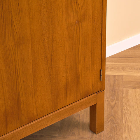 Swedish bookshelf in teak and beech