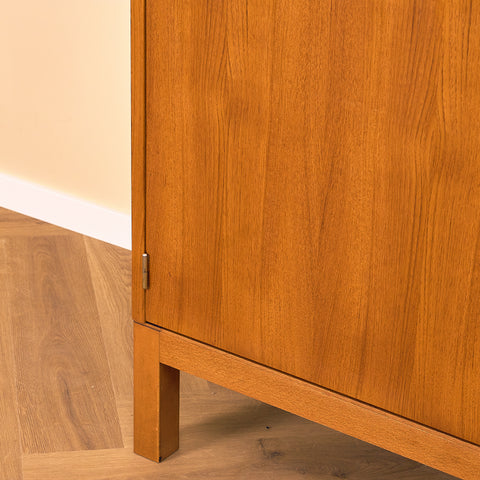 Swedish bookshelf in teak and beech