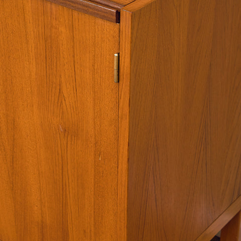 Swedish bookshelf in teak and beech