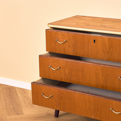 Swedish chest of drawers in teak