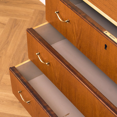 Swedish chest of drawers in teak