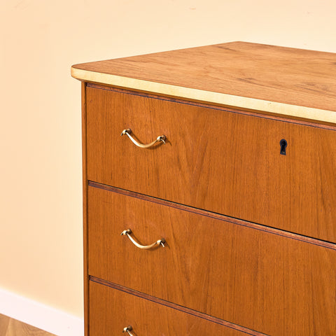 Swedish chest of drawers in teak