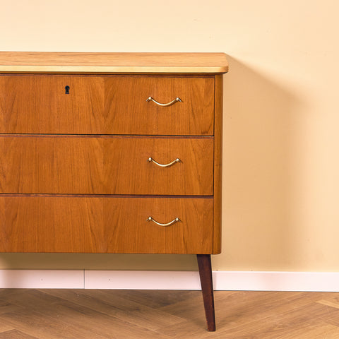 Swedish chest of drawers in teak