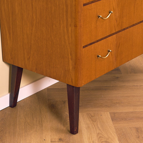 Swedish chest of drawers in teak