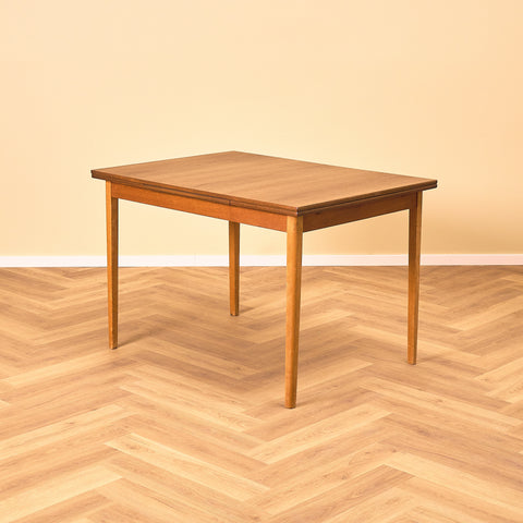 Swedish dining table in teak