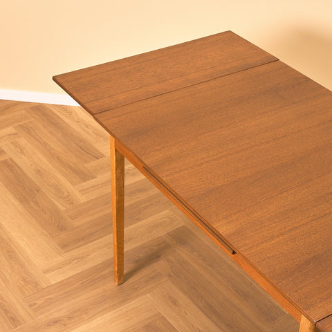 Swedish dining table in teak