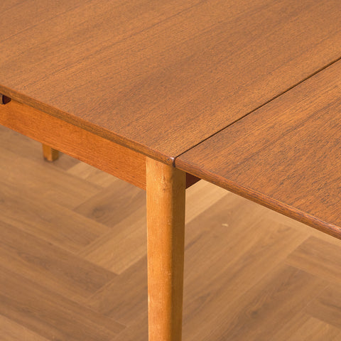 Swedish dining table in teak