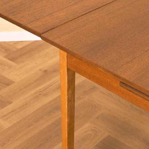 Swedish dining table in teak