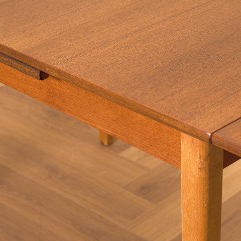 Swedish dining table in teak