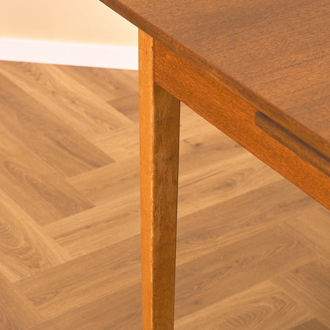 Swedish dining table in teak