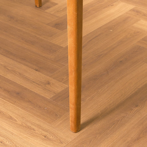 Swedish dining table in teak