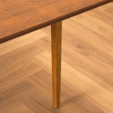 Swedish dining table in teak