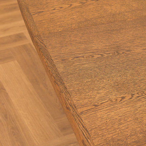Danish oval dining table in smoked oak by Niels Møller for Gudme Møbelfabrik