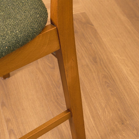 Danish dining chairs in teak and beech