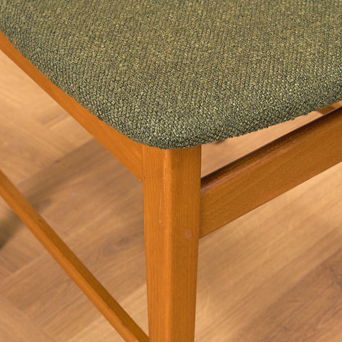 Danish dining chairs in teak and beech