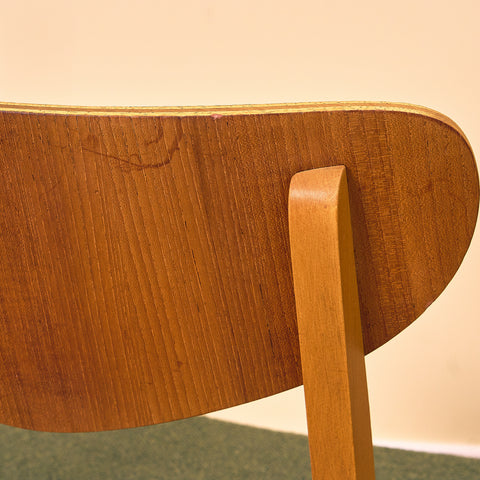 Danish dining chairs in teak and beech