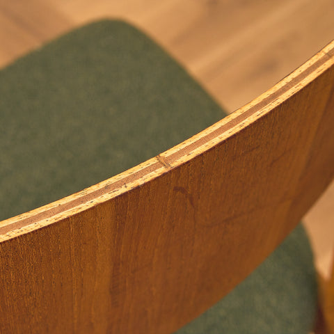 Danish dining chairs in teak and beech