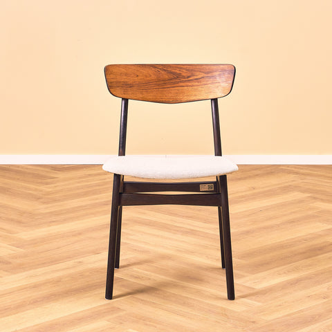 Danish dining chairs in walnut & beech by Findahl Møbelfabrik