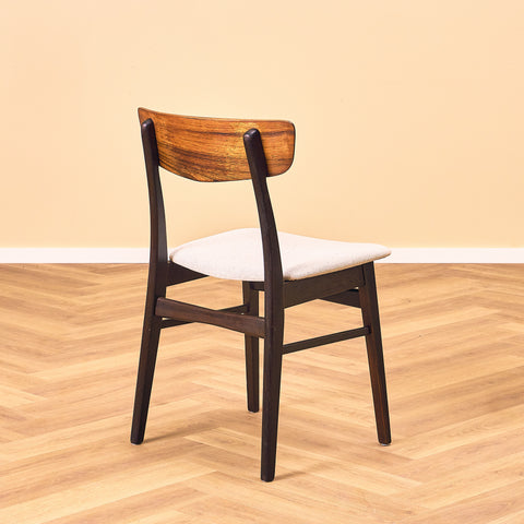 Danish dining chairs in walnut & beech by Findahl Møbelfabrik