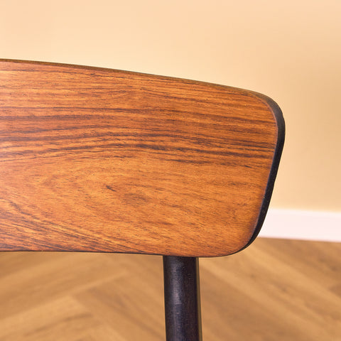 Danish dining chairs in walnut & beech by Findahl Møbelfabrik