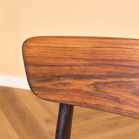 Danish dining chairs in walnut & beech by Findahl Møbelfabrik