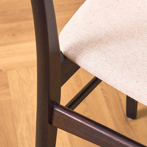 Danish dining chairs in walnut & beech by Findahl Møbelfabrik