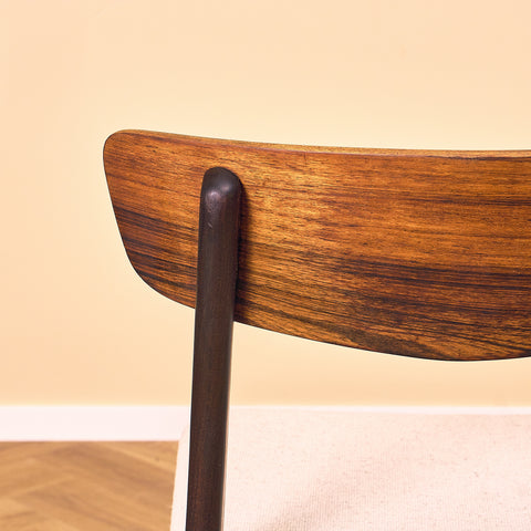 Danish dining chairs in walnut & beech by Findahl Møbelfabrik
